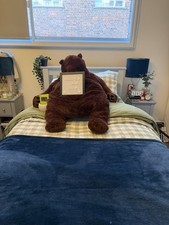 Grey Wooden Bed with Trundle