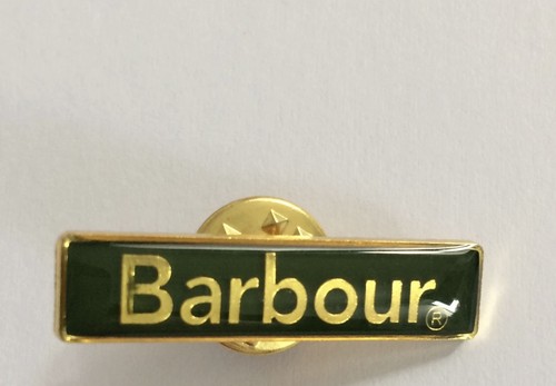 Barbour pin badge - badge, green
