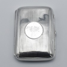 Antique Sterling Silver Curved