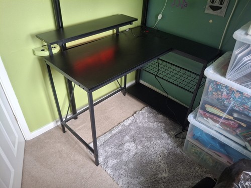 Bestier shaped desk - bestier, l