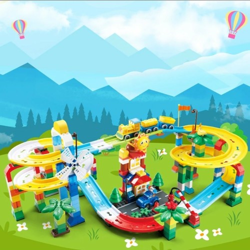Roller coaster big train track - big,