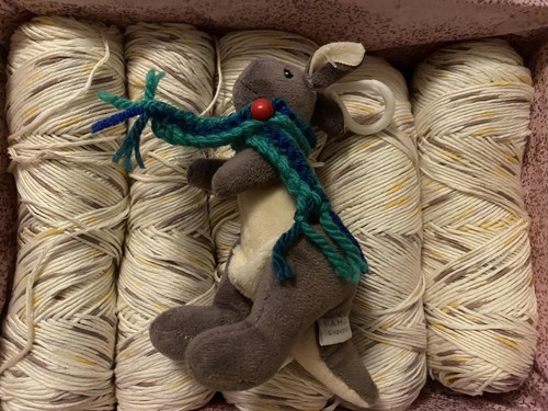 Bundle wool rolls 500g - or, 4