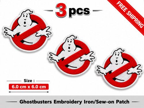 Ghostbusters logo embroidered - ghostbusters,