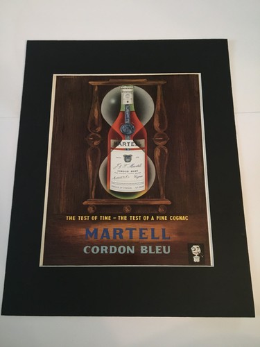 Martell cognac 1960 mounted - martell, cognac-1960