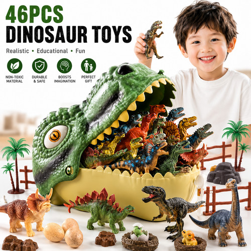 46pcs dinosaur toys - 46pcs,