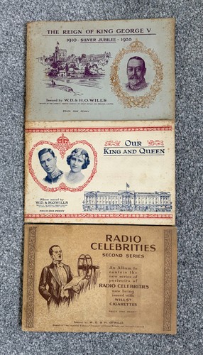 Books cigarette cards - of,