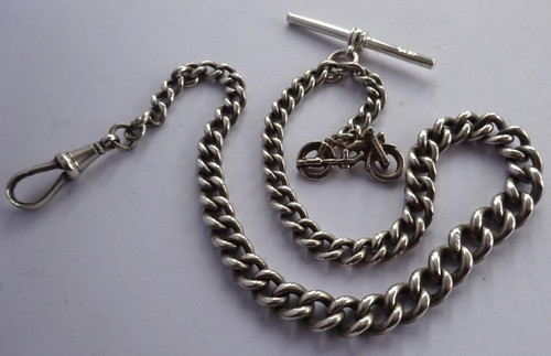 Antique solid silver pocket