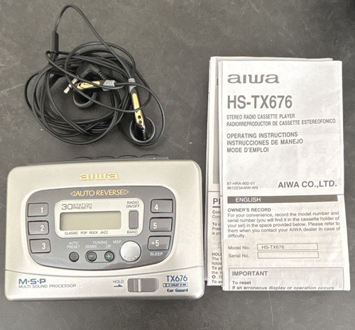 Aiwa tx676 stereo fm - aiwa, am/fm