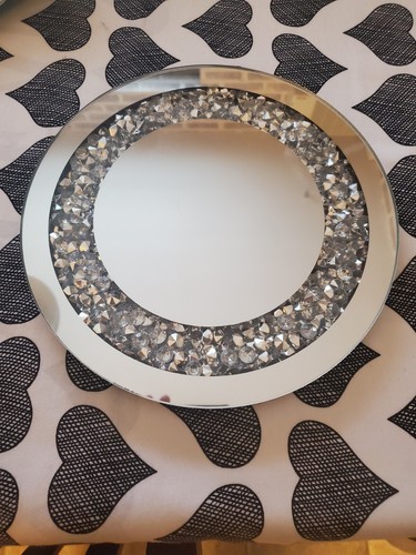 Crushed diamond crystal candle - crushed,
