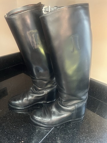 Regent leather riding boots - leather,