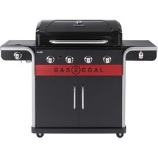 Char-Broil Gas2Coal 2.0 440 - 4 Burner Dual Fuel Gas & Charcoal BBQ Grill 140926