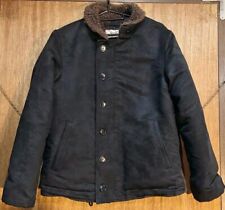 STEVENSON OVERALL CO. Deck Jacket N1-JB Wool Boa Lining Made in Japan