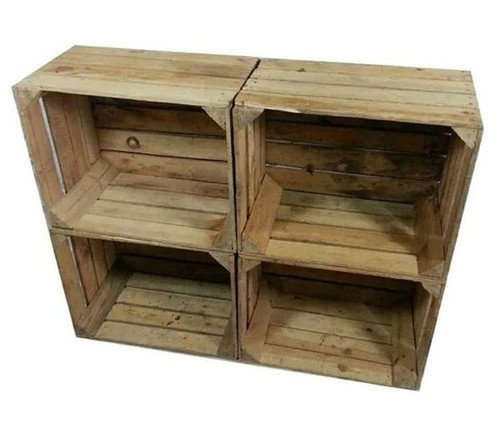 Vintage wooden slatted apple - wooden, 4