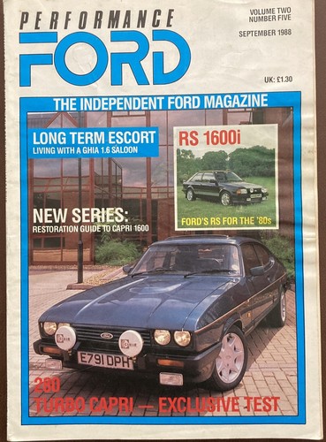 Performance ford magazine vol - ford,