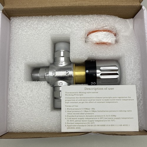 Thermostatic mixing valve - mixing,