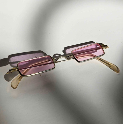 Vintage 60s 70s pink micro - pink,
