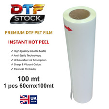 DTF PET Film Roll 60cm x 100m
