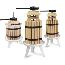 Fruit Wine Press Solid Wood Basket Cider Apple Berries Wine Making Winemaking