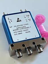 TELEDYNE CCR-33S8C-T  FAILSAFE COAXIAL RELAY SWITCH  18GHz  12Vdc  SPDT   ae1w77