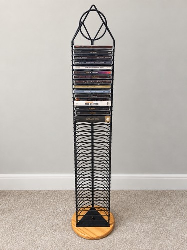 Tall black metal storage - tall,