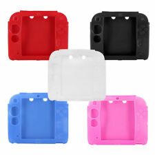 Pink% For Nintendo 2DS Game  Silicone Soft RUBBER BUMPER Gel Skin Case Cover UK