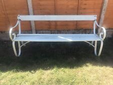 6ft Victorian Wrought Iron Bench In Need Of TLC
