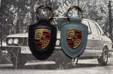Two genuine porsche keyrings - genuine,