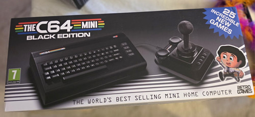 Retro games thec64 mini black - retro,