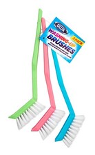 Dish Brush Set Washing Up Brushes Pot Sink Kitchen Sponge Scrubber Cleaning x 3