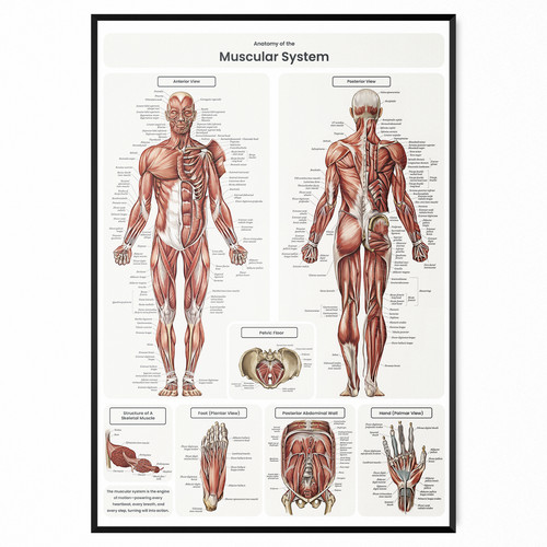 Muscular system human muscle - human,