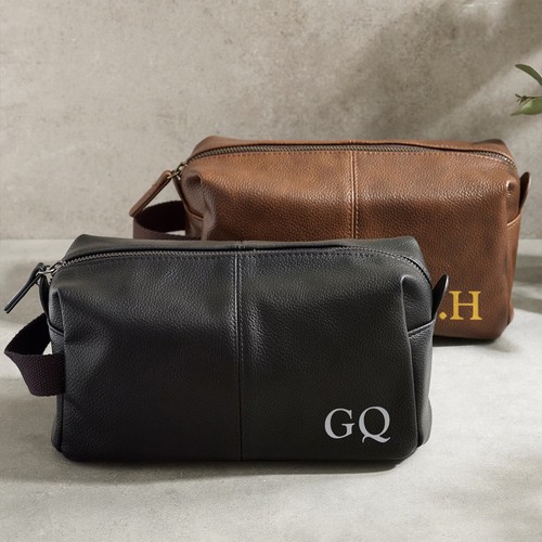 Personalised mens leather - personalised, wash