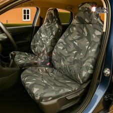 For Vauxhall Corsa C 01-07 - Premium Heavyduty Waterproof Camo Car Seat Covers
