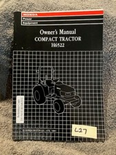 OEM HONDA H6522 COMPACT TRACTOR OWNERS MANUAL CW 1991