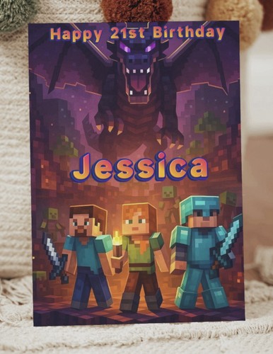 Minecraft personalised - minecraft,