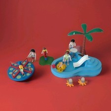 Playmobil swimming pool  & Play Park Bits,Round About, Spring Horse Water Toys 