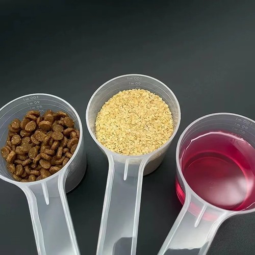 Transparent pet food measuring - pet,