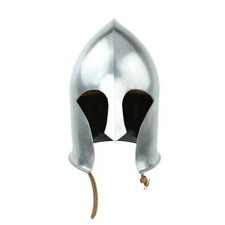 Steel Medieval Knight Elvin Warrior Helmet LARP Cosplay Armor Halloween Costume