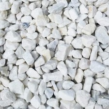 Decorative Garden Stones Marble SNOW WHITE Pebbles Aggregates Landscaping Home