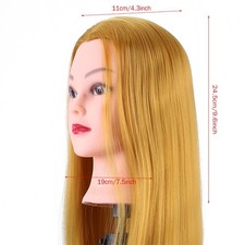 100% Real Hair Manikin Head