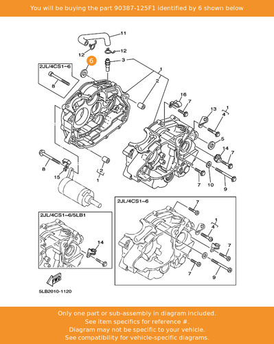 Yamaha collar 90387 125f1 - yamaha, collar,