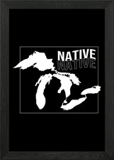 Great Lake Native Framed Wall