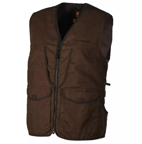 Field shooting vest - shooting, brown