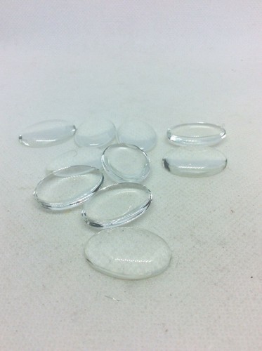 Glass oval cabochons - ,