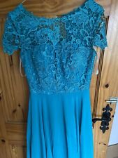 bridesmaid dress size 6, Full Length Teal Colour