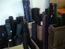 Excellent quality Cordura Fishing rod travel tubes All sizes with carry straps