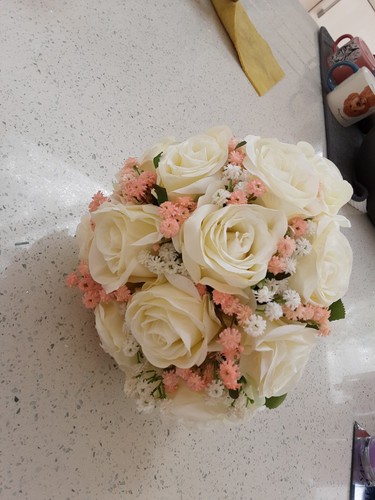 Silk bridal bouquet - bouquet, &