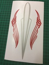 Pinstripe design stickers - pinstripe,