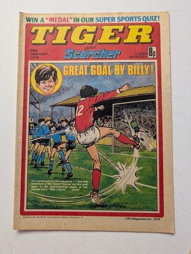 Tiger and scorcher comic - comic, 28th