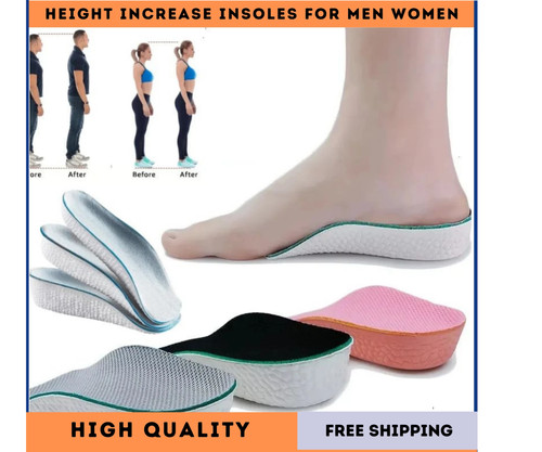Height increase insoles - insoles, men