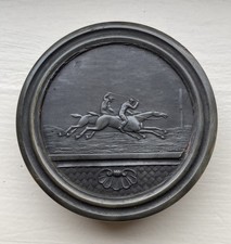 Antique Horn Snuff Box, Horse